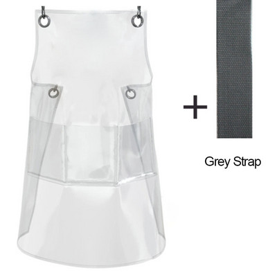 Moodne läbipaistev tööpõll veekindel taskuga Trendikas juuksuri juukseküünestilist Köögitarvikud naistele Meeste vormiriietus