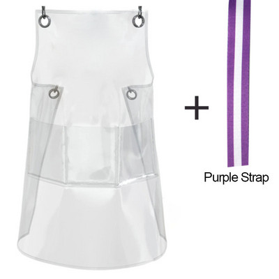 Moodne läbipaistev tööpõll veekindel taskuga Trendikas juuksuri juukseküünestilist Köögitarvikud naistele Meeste vormiriietus