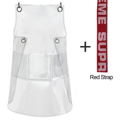 Moodne läbipaistev tööpõll veekindel taskuga Trendikas juuksuri juukseküünestilist Köögitarvikud naistele Meeste vormiriietus