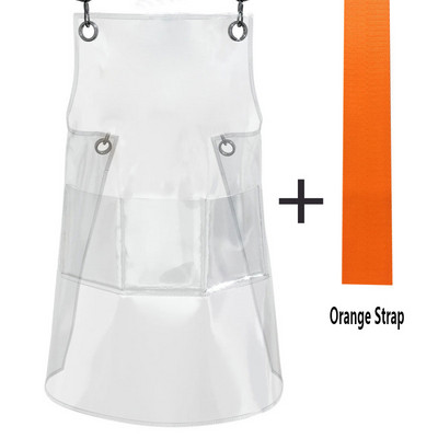 Moodne läbipaistev tööpõll veekindel taskuga Trendikas juuksuri juukseküünestilist Köögitarvikud naistele Meeste vormiriietus