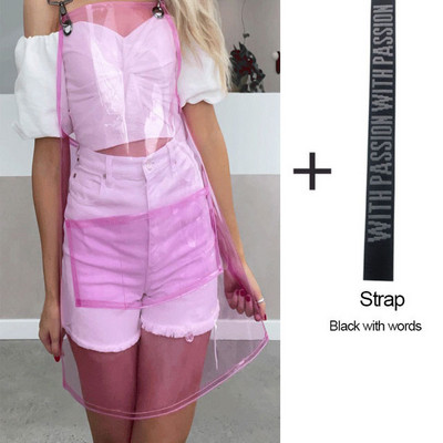 Moodne läbipaistev tööpõll veekindel taskuga Trendikas juuksuri juukseküünestilist Köögitarvikud naistele Meeste vormiriietus