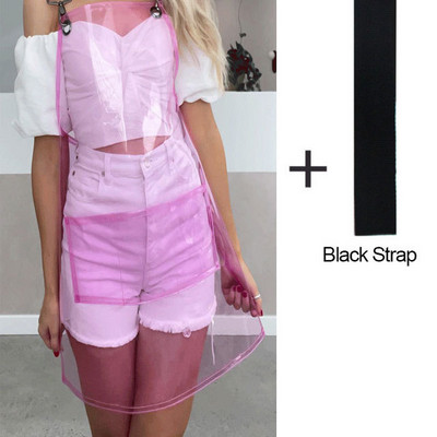 Moodne läbipaistev tööpõll veekindel taskuga Trendikas juuksuri juukseküünestilist Köögitarvikud naistele Meeste vormiriietus