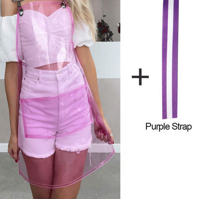 Moodne läbipaistev tööpõll veekindel taskuga Trendikas juuksuri juukseküünestilist Köögitarvikud naistele Meeste vormiriietus