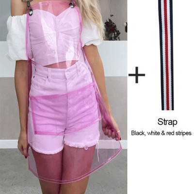 Moodne läbipaistev tööpõll veekindel taskuga Trendikas juuksuri juukseküünestilist Köögitarvikud naistele Meeste vormiriietus