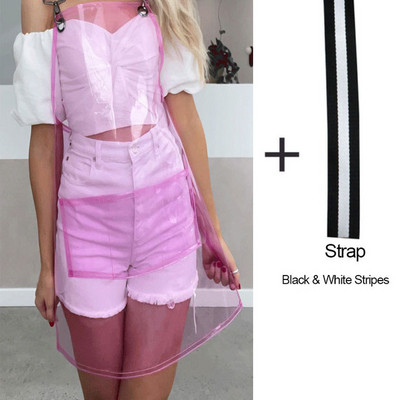 Moodne läbipaistev tööpõll veekindel taskuga Trendikas juuksuri juukseküünestilist Köögitarvikud naistele Meeste vormiriietus