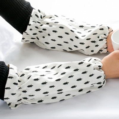 Kokvilnas veļa Ziemeļeiropas glezna pieaugušajiem pretapaugšanas kokvilnas garām piedurknēm tīrīšana biroja sieviešu virtuves piedurkne