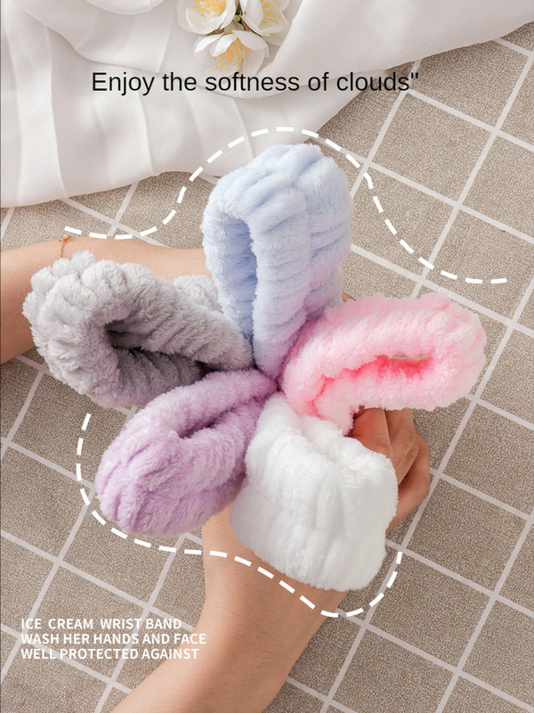 Veido prausiklis, apyrankė, drėgmei atsparios rankovės, prakaito servetėlė, vandeniui atsparus plovimas, neslystančios sugeriančios rankovės, prakaito sugėrimas