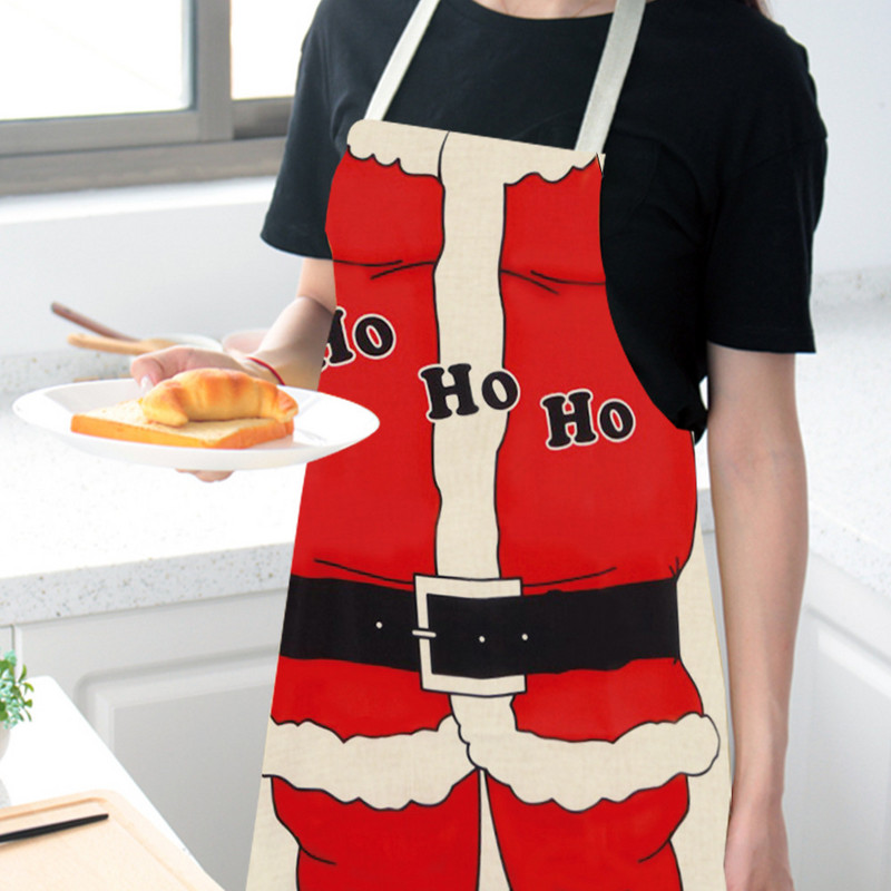 Jõulupõll Jõuluvana Põder Jõulupuu Prindiga põlled Naistele Toiduvalmistamistarvikud Põll Köögividinad naistele