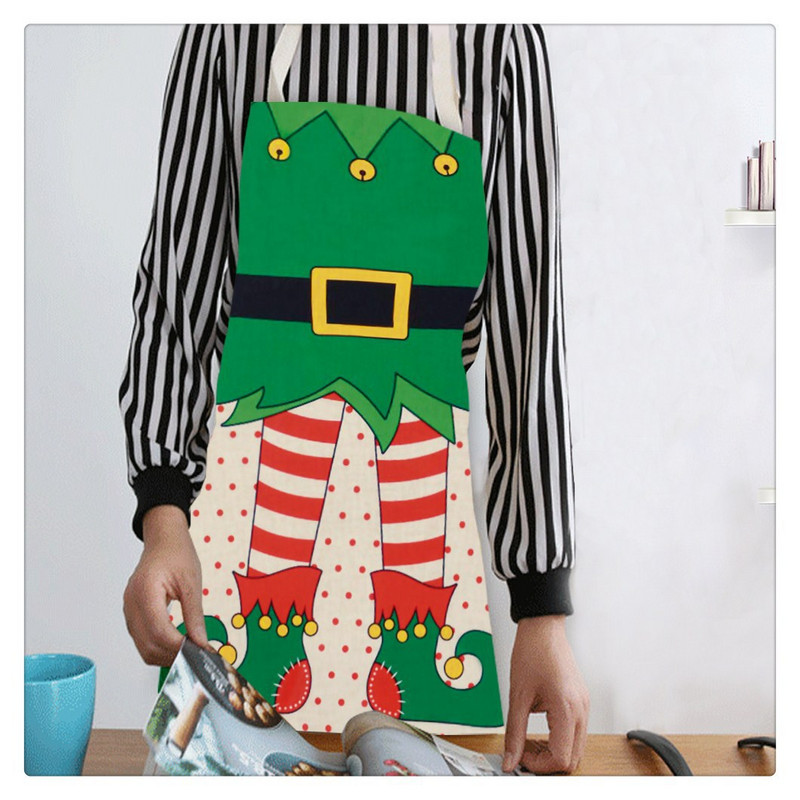 Jõulupõll Jõuluvana Põder Jõulupuu Prindiga põlled Naistele Toiduvalmistamistarvikud Põll Köögividinad naistele