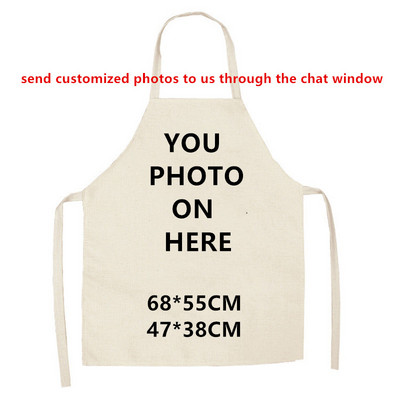 Linane joonisfilm siiliteemaline print Köökpõlled Unisex õhtusöögipidu toiduvalmistamise rinnatükk Naljakas Pinafore puhastuspõll 55x68cm