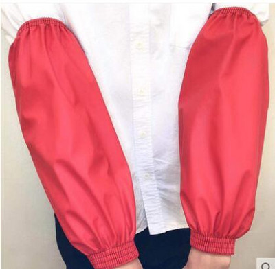 Nahast varrukas veekindel paks kantav töötlemine veekindel varrukas köök puhas õlikindel meeste ja naiste PU varrukas