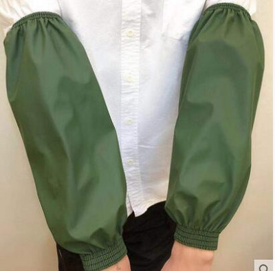 Nahast varrukas veekindel paks kantav töötlemine veekindel varrukas köök puhas õlikindel meeste ja naiste PU varrukas