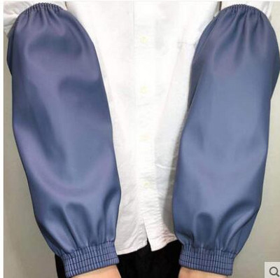 Nahast varrukas veekindel paks kantav töötlemine veekindel varrukas köök puhas õlikindel meeste ja naiste PU varrukas