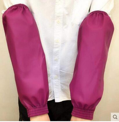 Nahast varrukas veekindel paks kantav töötlemine veekindel varrukas köök puhas õlikindel meeste ja naiste PU varrukas