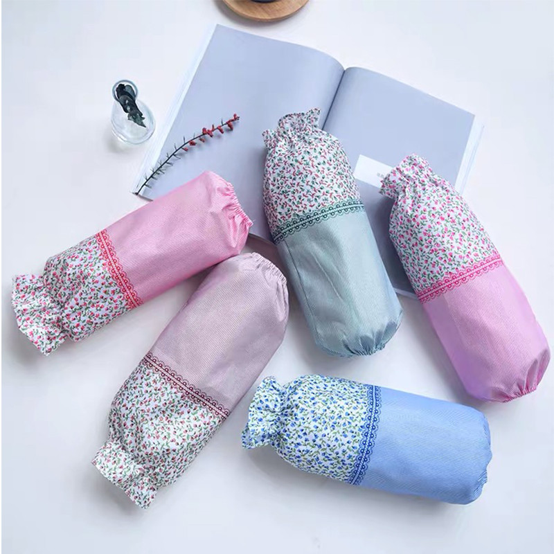 Kuum! Majapidamistööd Antifouling Sleeve Päikesekaitsekreem Hingav pikkade lilledega köögipuhastusvahend meeste ja naiste varrukas, 5 värvi Dropshiping