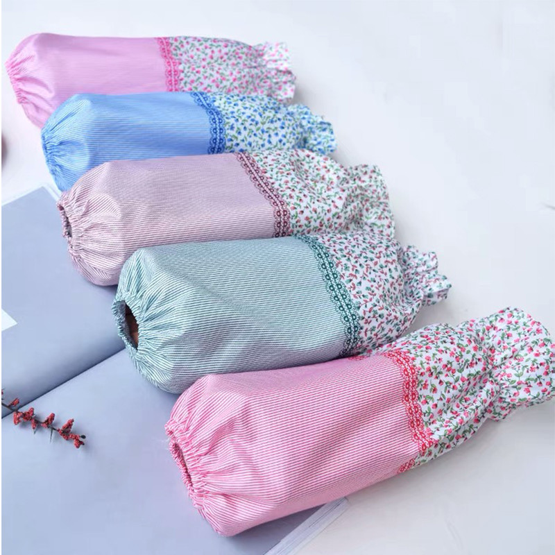 Kuum! Majapidamistööd Antifouling Sleeve Päikesekaitsekreem Hingav pikkade lilledega köögipuhastusvahend meeste ja naiste varrukas, 5 värvi Dropshiping