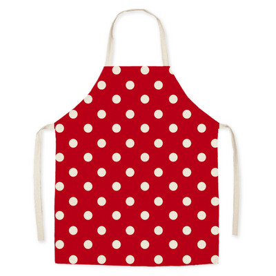 Punane pidulik koomiks jõulude lumememme lumehelbe muster õlikindel linane käterätik varrukateta põll majapidamispuhastuslapp