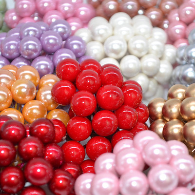 50 buc/lot mini perle din plastic flori artificiale fructe cireșe stamine pentru nuntă, petrecere de Crăciun, bricolaj, coroane de decorare cadou