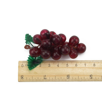 Φτηνές 3τμχ / 7cm τεχνητό πλαστικό προσομοίωση φρούτων σταφύλι διακόσμηση γάμου σπιτιού κουζίνα αξεσουάρ κλιπ Χριστουγεννιάτικου δώρου