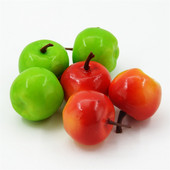 10 tk 3cm kunstlik võltsvaht puu- ja köögiviljad roheline õun pulmakaunistuseks scrapbooking simulatsioon võltslilled