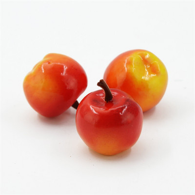 10 tk 3cm kunstlik võltsvaht puu- ja köögiviljad roheline õun pulmakaunistuseks scrapbooking simulatsioon võltslilled