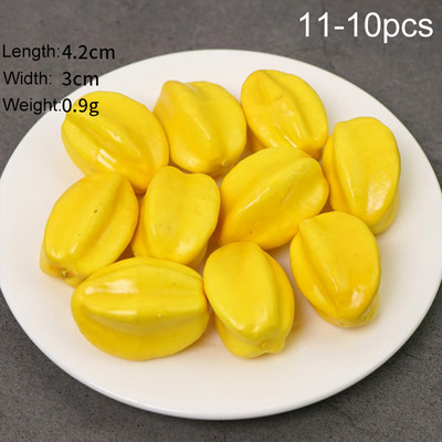 10 gab. Mākslīgie viltotie augļi, mini augļi, simulācijas augļi, dārzeņu komplekti mājas dekorēšanai.