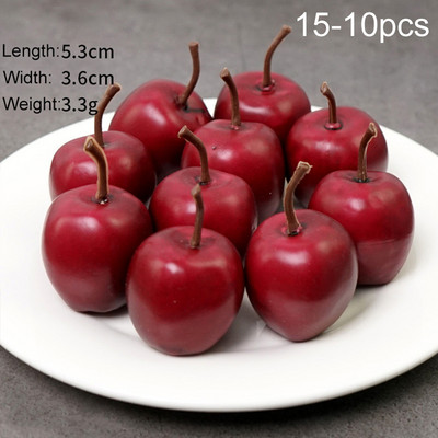 10 gab. Mākslīgie viltotie augļi, mini augļi, simulācijas augļi, dārzeņu komplekti mājas dekorēšanai.