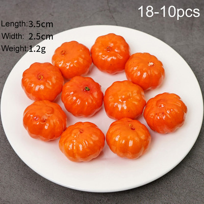 10 gab. Mākslīgie viltotie augļi, mini augļi, simulācijas augļi, dārzeņu komplekti mājas dekorēšanai.