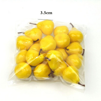 20 tk Punase/rohelise mini kunstliku õuna võltsvilja simulatsiooniga elutruu dekoratiivkaunistus Koduköök Peo jõulukaunistus 2022