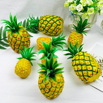 Προσομοίωση Πλαστικό Μοντέλο Ανανά Δημιουργικό Τεχνητό Φρούτο Διακόσμηση καταστήματος σπιτιού για φωτογραφία σκηνικά από ψεύτικα φρούτα Ananas