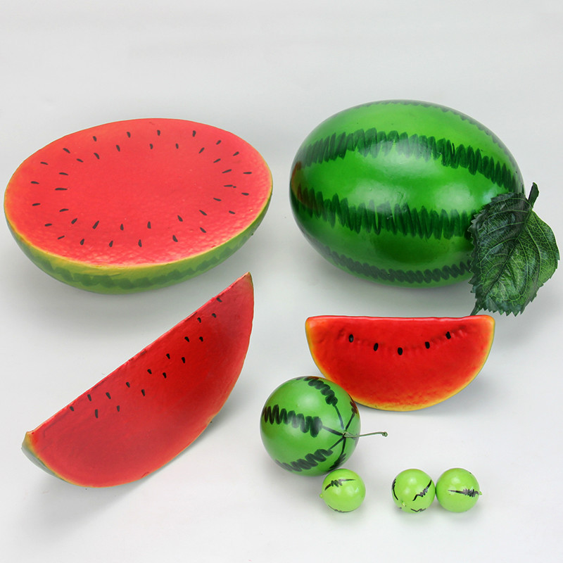 1 τεμ. Τεχνητό δημιουργικό ψεύτικο φρούτο προσομοίωση καρπούζι Στολίδι χειροτεχνία φαγητού Φωτογραφία σκηνικά για παιδιά Δώρα προσχολικής εκπαίδευσης