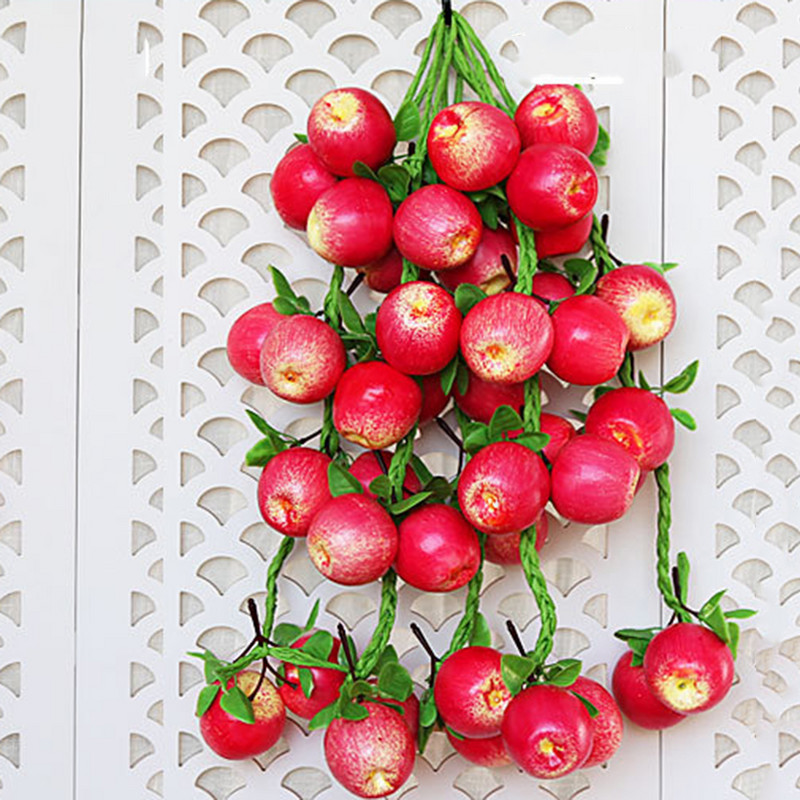 Uus kunstlik simulatsioonitoit Köögiviljad Puuviljad PU Võlts Sidrun Virsik Banaan Köögiviljad Kodurestorani Aiakujunduseks