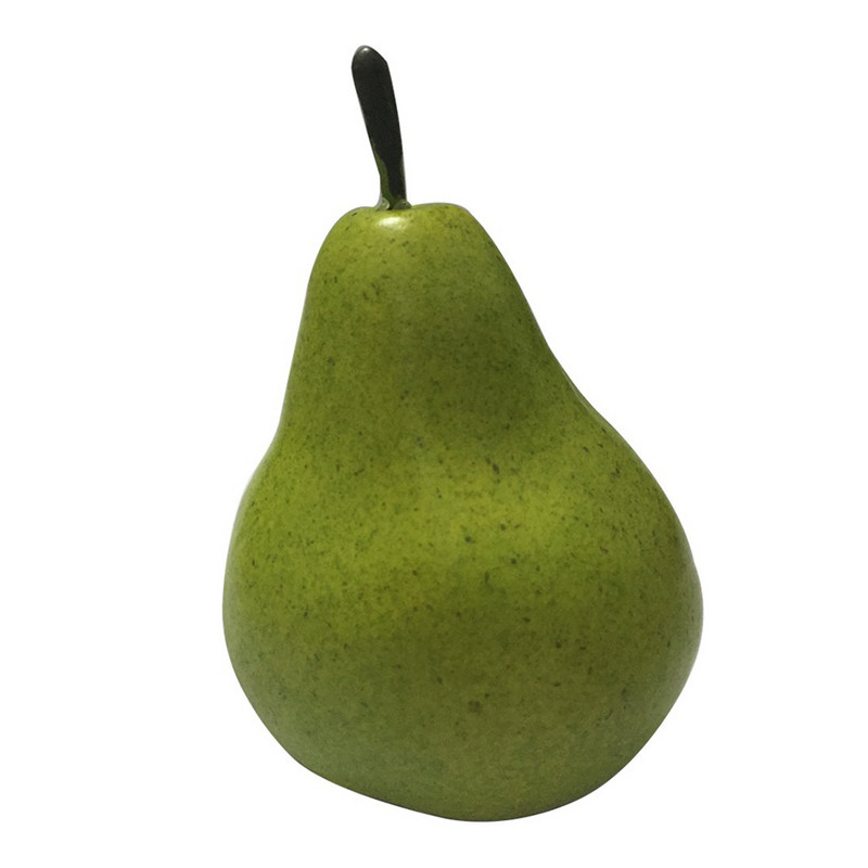 1/6 KOM Realistično umjetno zeleno voće Kruška Kuhinjski realistični lažni prikaz hrane Dekoracija doma Supermarket Rekviziti za restorane