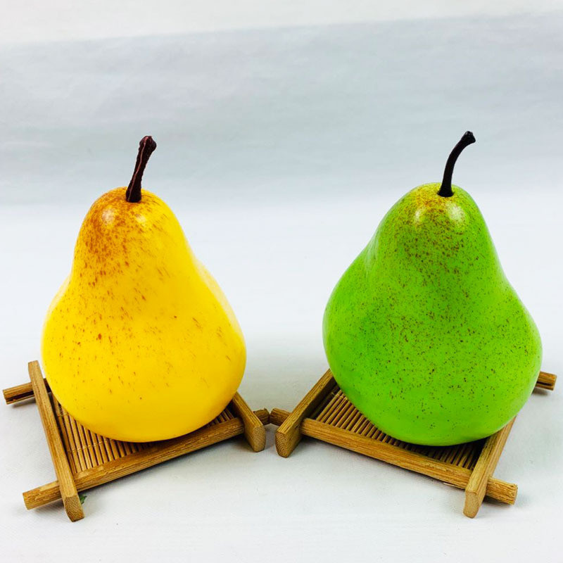 5 TK 8 cm kunstlikud puuviljad pirnid jõulud Halloweeni uusaasta festivalipidu kodukaunistus võltsviljad toidufotograafia rekvisiidid