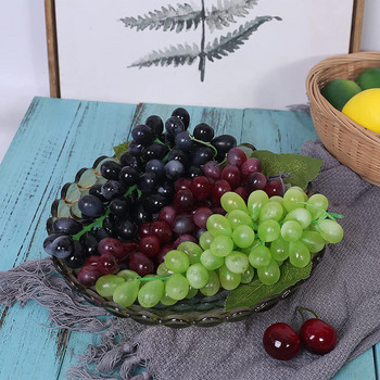 Висящо изкуствено грозде Направи си сам изкуствени плодове Пластмасови фалшиви плодове за декорация на домашна градина Коледни консумативи за сватбено тържество
