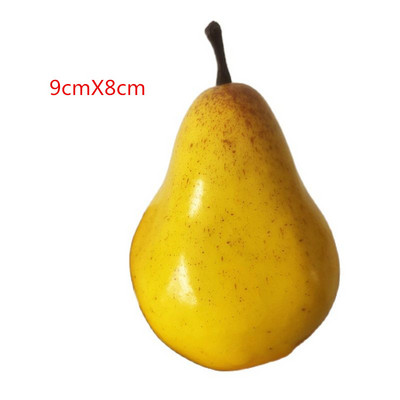 12 tk võltsapelsini puu kunstlik simulatsioonipuu õun virsik sidrun pirn granaatõuna mänguasjad lastele pulmafoto rekvisiidid