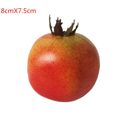 12 tk võltsapelsini puu kunstlik simulatsioonipuu õun virsik sidrun pirn granaatõuna mänguasjad lastele pulmafoto rekvisiidid