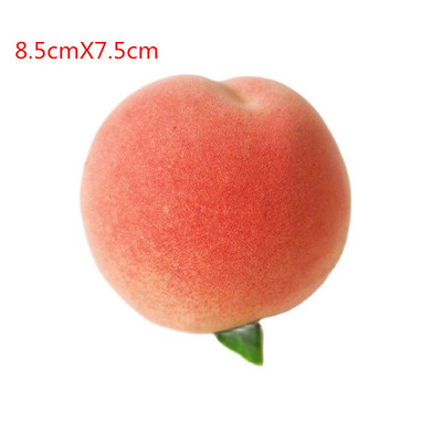 12 tk võltsapelsini puu kunstlik simulatsioonipuu õun virsik sidrun pirn granaatõuna mänguasjad lastele pulmafoto rekvisiidid