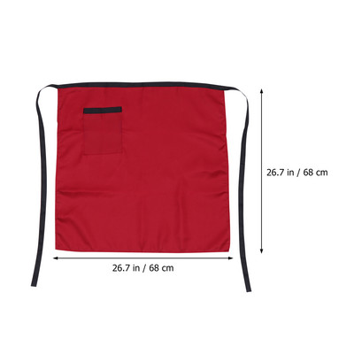 1 tk puuvillane vööpõll pits lühike põll kodune teenija ettekandja kohvik teenindaja ettekandja põll kokk poolpikk põll personaliriided