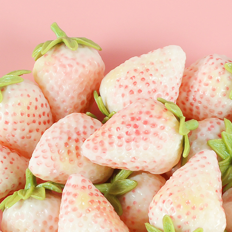 1 tk roosa kunstmaasikas DIY kunstlikud puuviljad plastist võltspuuviljad jõuludeks kodu pulmakaunistuseks fotorekvisiidid