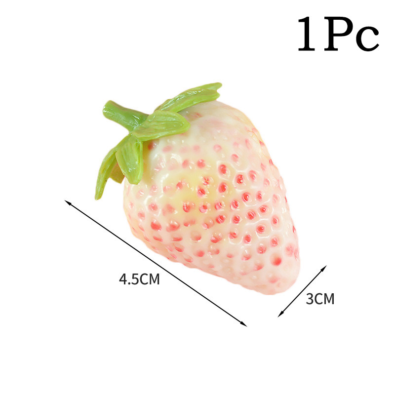 1 tk roosa kunstmaasikas DIY kunstlikud puuviljad plastist võltspuuviljad jõuludeks kodu pulmakaunistuseks fotorekvisiidid