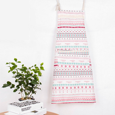 Geomeetrilised kollased mustad ruudud Puuvillane linane põll Naine täiskasvanutele mõeldud pudipõlled Kodused toiduvalmistamine Küpsetamine Puhastuspõlled Köögitarvikud 46096