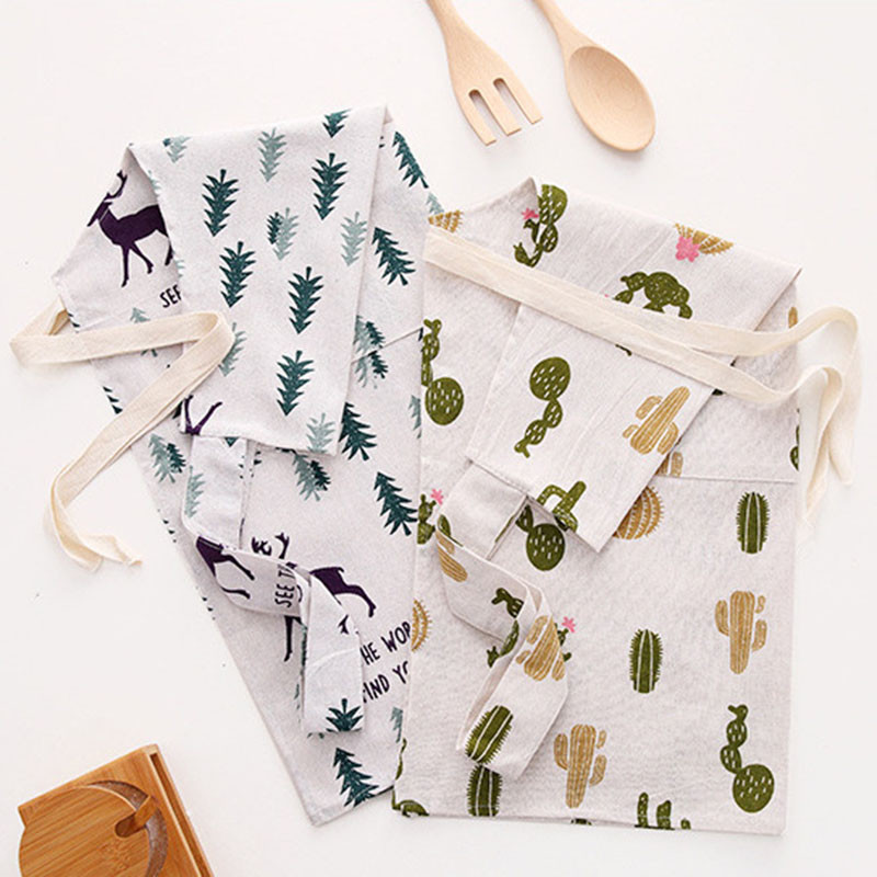 Geomeetrilised kollased mustad ruudud Puuvillane linane põll Naine täiskasvanutele mõeldud pudipõlled Kodused toiduvalmistamine Küpsetamine Puhastuspõlled Köögitarvikud 46096