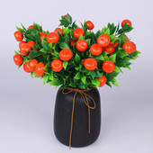 1 hunnik erinevaid jõulutaimi, puuviljavaht, marja, kunstlillekimp, taimetuba, kodu, pulm, peokaunistus,