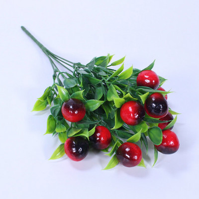 1 hunnik erinevaid jõulutaimi, puuviljavaht, marja, kunstlillekimp, taimetuba, kodu, pulm, peokaunistus,