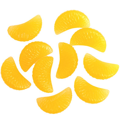 20 τμχ Resin Simulation Orange Artificial Fruits Miniature Ornaments for DIY Crafts Wedding Home Decoration Photography Props