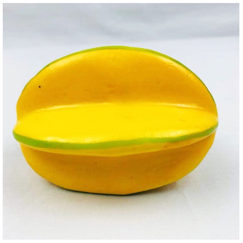 Kunstlikud puuviljad võltskarambola DIY käsitöö toidufotograafia rekvisiidid Jõuluhalloweeni pidu Kodukaunistus võltsviljade ornament