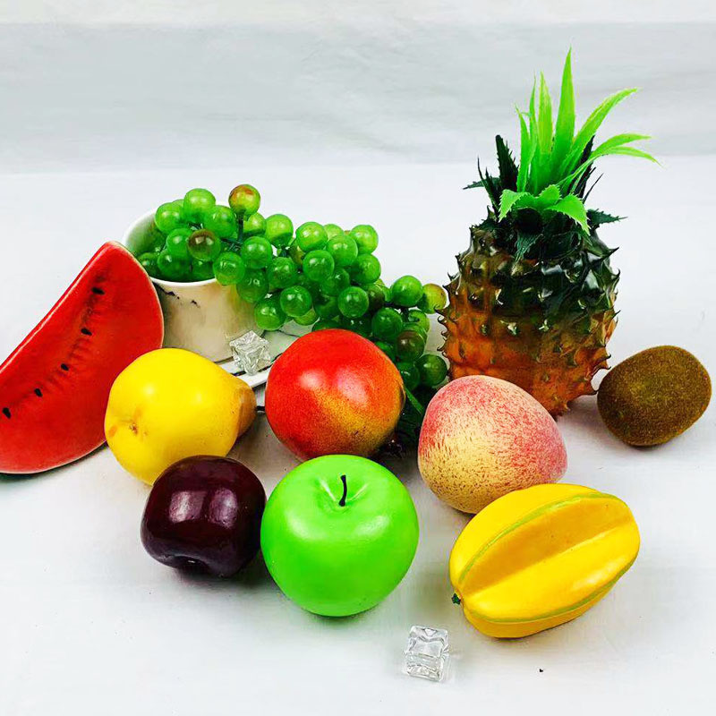 Kunstlikud puuviljad võltskarambola DIY käsitöö toidufotograafia rekvisiidid Jõuluhalloweeni pidu Kodukaunistus võltsviljade ornament