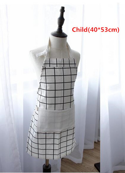 Uus mood Vanem-laps Reguleeritav puuvillane lina kvaliteetne köögipõll Mehed Naised Söögitegemiseks Küpsetamine Restoran Pinafore