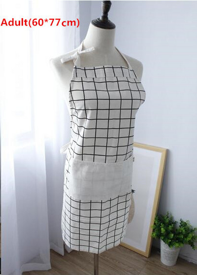 Uus mood Vanem-laps Reguleeritav puuvillane lina kvaliteetne köögipõll Mehed Naised Söögitegemiseks Küpsetamine Restoran Pinafore